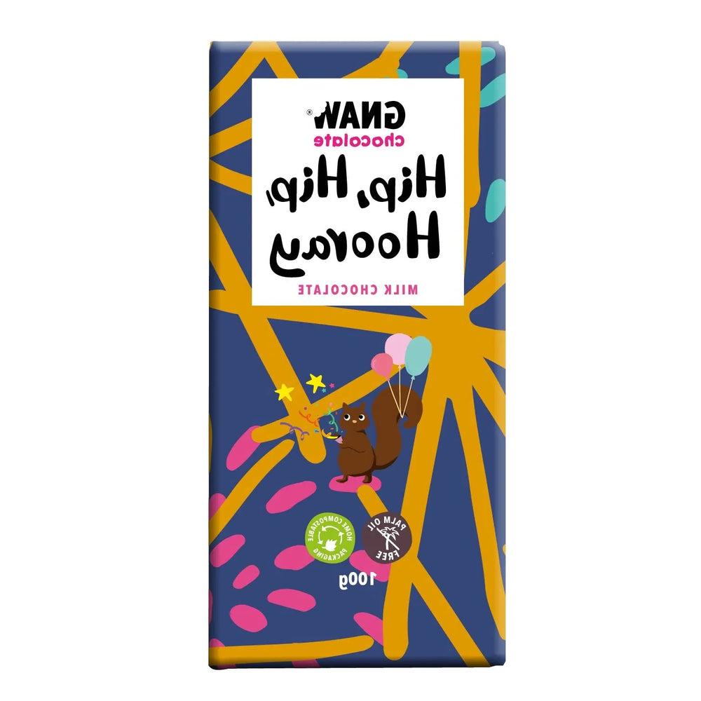 Hip Hip Hooray Milk Chocolate Bar Plants By Post