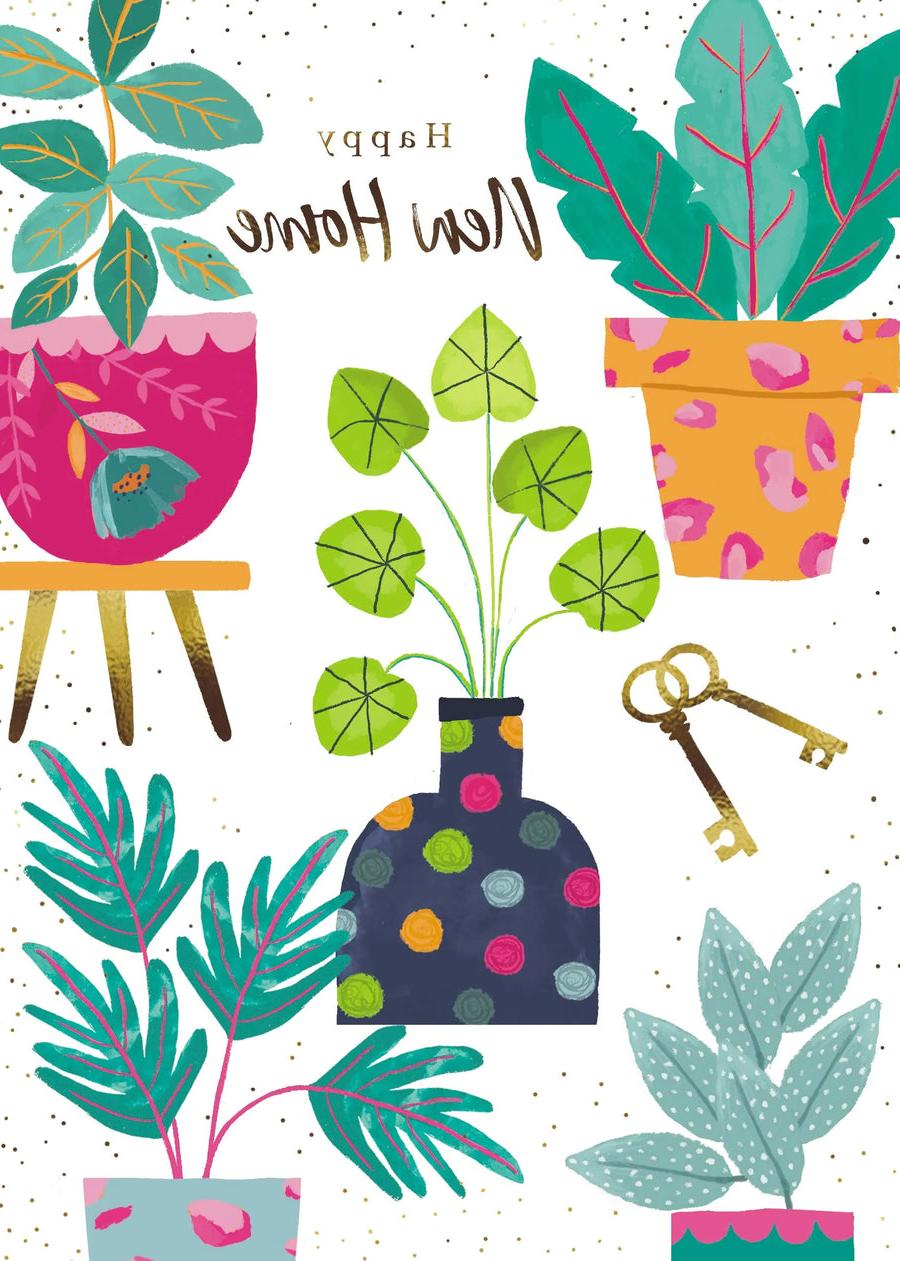 New Home Greetings Card Plants By Post