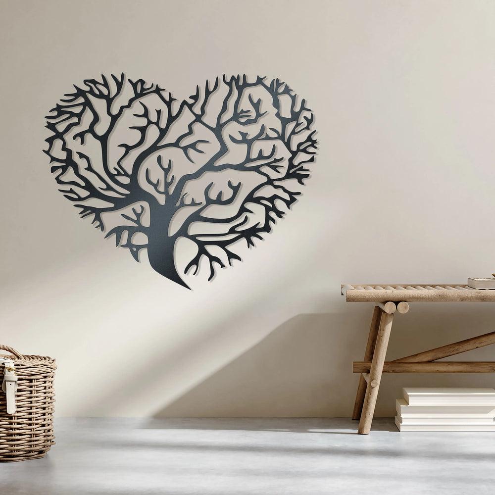 Heart Tree of Life - Metal Wall Art