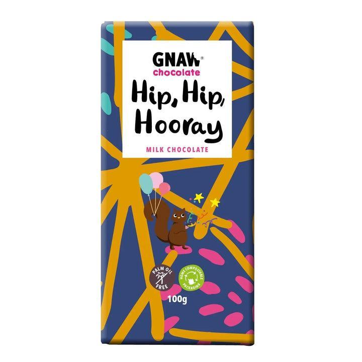 Hip Hip Hooray Milk Chocolate Bar Plants By Post