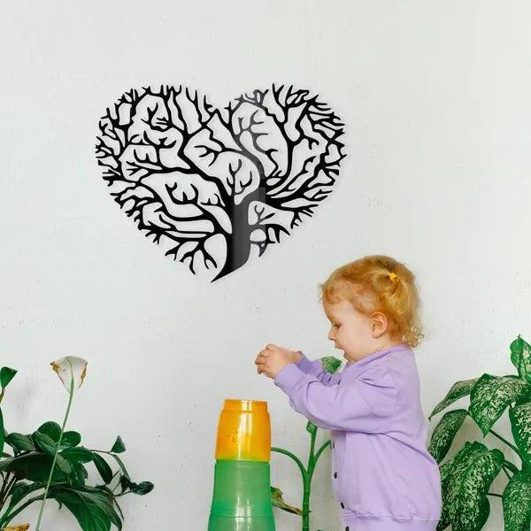 Heart Tree of Life - Metal Wall Art